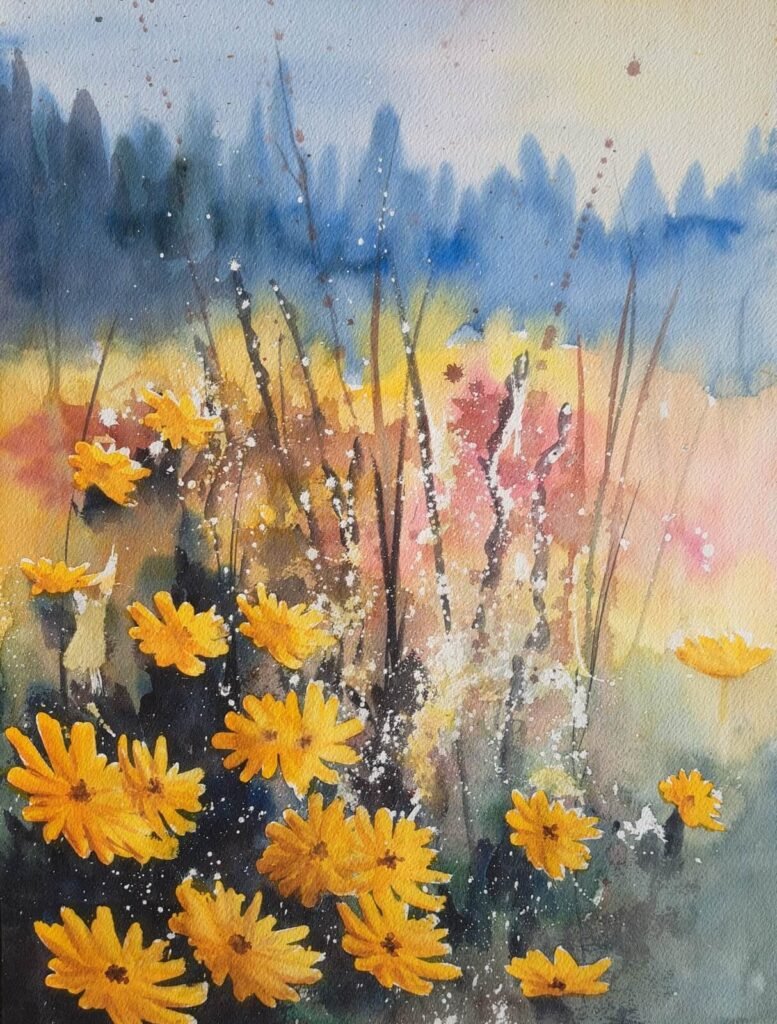 Florence LARGILLIER - Printemps 31 × 41 cm