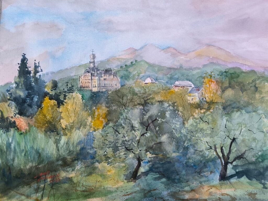 Pierre PALLARO - Chateau 50x70