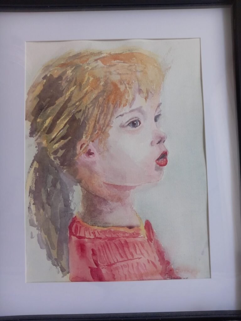 Gerard DEVOULON - Aimée 30 x 40 cm