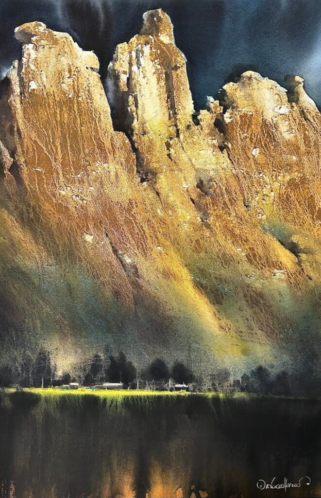Aquarelle de Darío Percy Ccallo