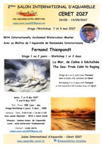 Affiche du stage « La mer » — Fernand Thienpondt