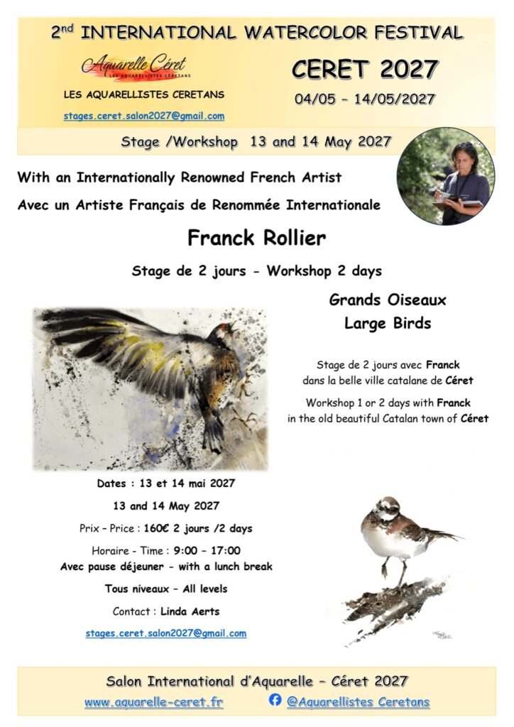 Workshop poster for Franck Rollier