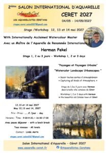 Affiche du stage « Paysage » — Herman Pekel