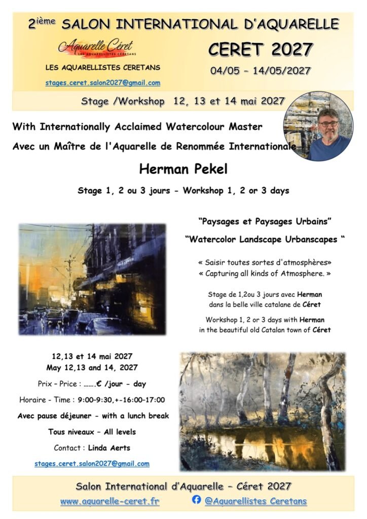 Affiche du stage de Herman Pekel