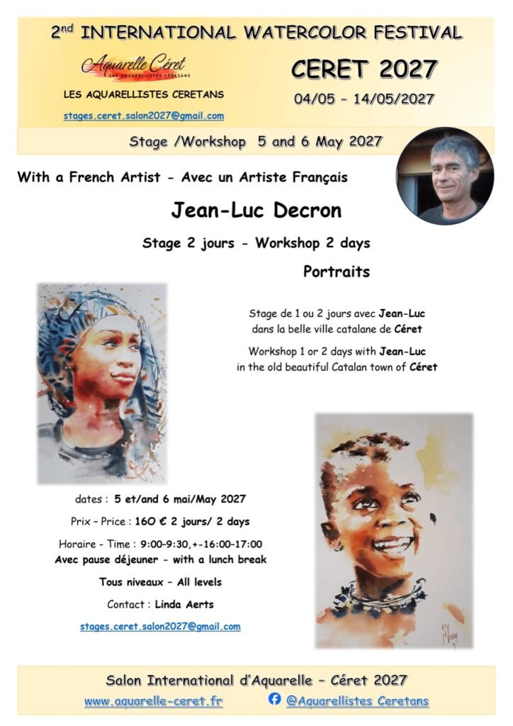 Workshop poster for Jean-Luc Decron
