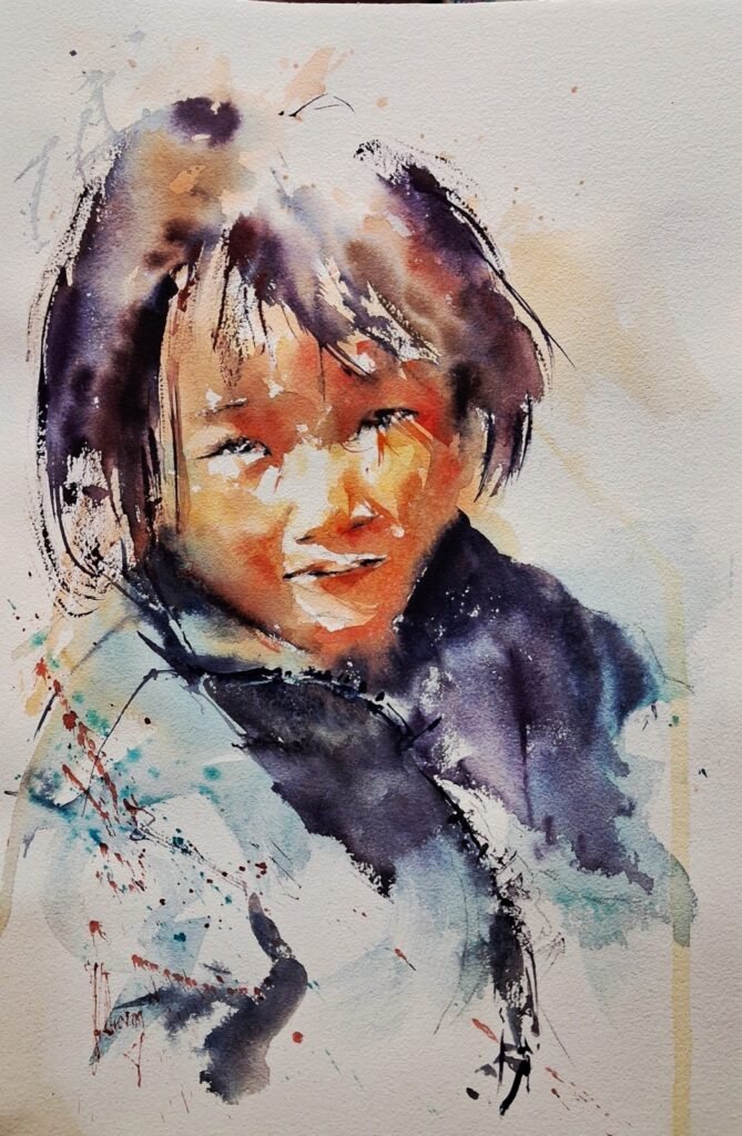 Enfant au Népal — Jean-Luc Decron