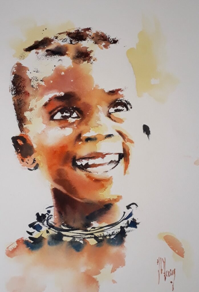 Enfant au collier — Jean-Luc Decron