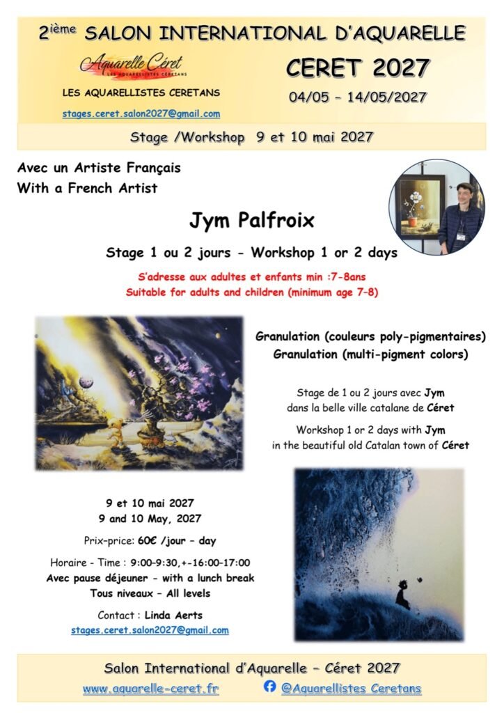 Affiche du stage de Jym Palfroix
