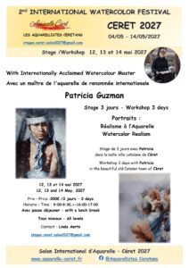 Workshop poster “Portraits” — Patricia Guzmán
