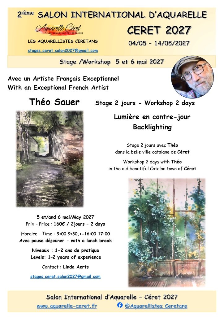 Affiche du stage de Théo Sauer