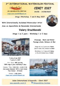 Workshop poster “Cityscape – Boats” — Valery Kruchkovski