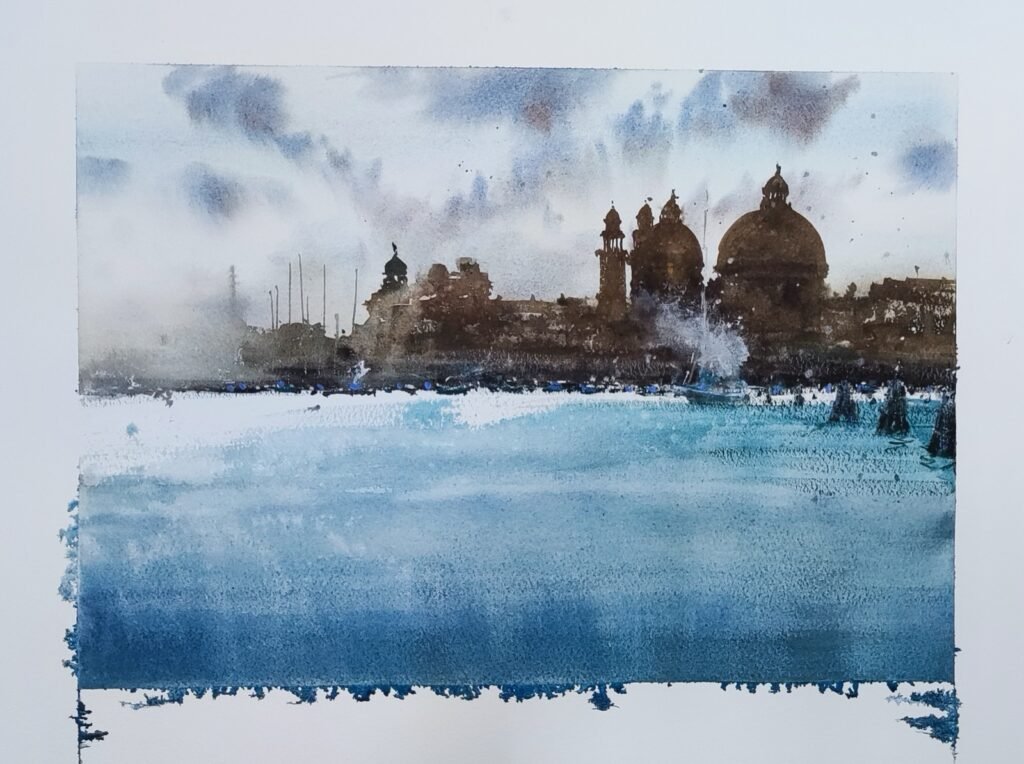 Aquarelle de Valery Kruchkovski