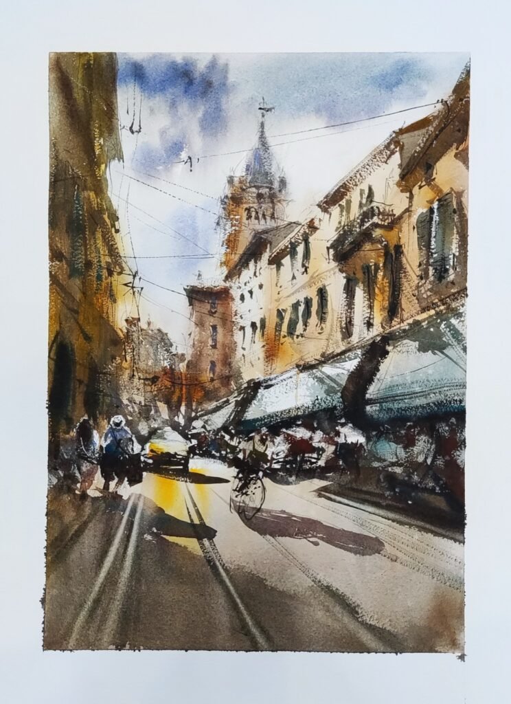 Aquarelle de Valery Kruchkovski