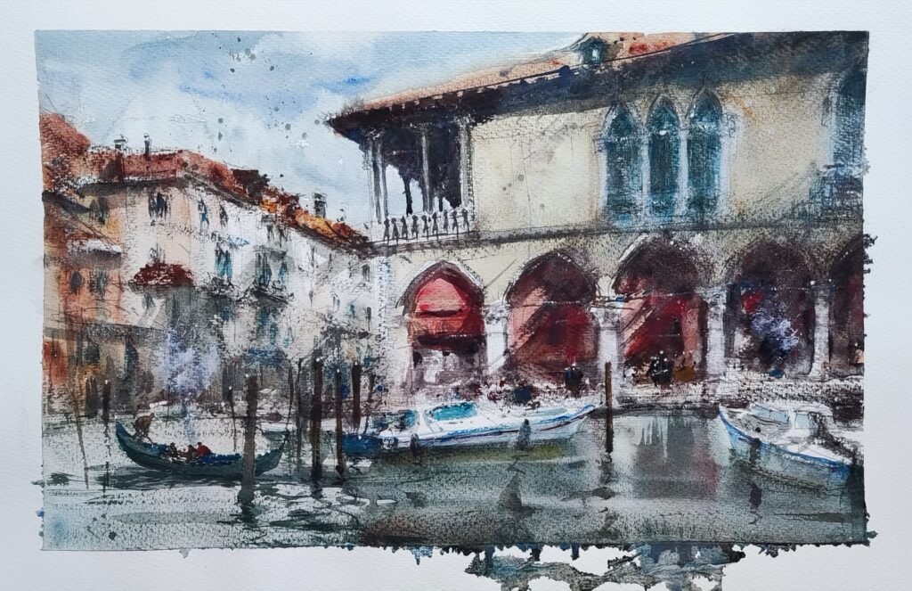 Aquarelle de Valery Kruchkovski